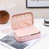 Caja de Joyería de Estilo Coreano para Almacenamiento en Casa, Caja de Viaje Pequeña Portátil para Aretes, Collares, Anillos y Accesorios
