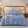 Conjunto de cama de quatro peças, 100% algodão, qualidade A, espessado e escovado para maior conforto, adequado para outono e inverno, atacado e dropshipping disponíveis do fabricante para vendas transfronteiriças