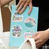 50/100 Piezas de Lindas Pegatinas de Graffiti con Temática de Playa, Pegatinas Creativas de Papelería, Decoración Impermeable para Botellas de Agua y Maletas