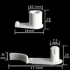 Lámpara de Techo Hebilla Pantalla Clip Tornillo de Fijación de Lámpara Plana Antiguo Plástico Giratorio Accesorios Universales para Lámparas Lámpara de Marco de Madera