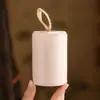 Bote cuadrado para té color rosa melocotón, tarro de cerámica sellado a prueba de humedad para el hogar, recipiente pequeño portátil de estilo chino de alta gama para almacenar té