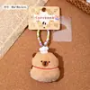 Llavero de Muñeco de Peluche Lindo de Capibara Original Llavero de Muñeca Pequeña Exquisita Llavero para Bolso Venta al por Mayor