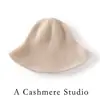 Gorro de Pescador Tejido 100% Cachemira Pura para Mujer 2026 Otoño Invierno Estilo Coreano Sencillo Adelgazante para la Cara Cálido Gorro de Cubo
