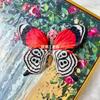 Pequeno Livro Vermelho Internet Celebrante Explosões Borboleta Flor Parede Simulação Flor Cabelo Cartão Phalaenopsis diy Monet Janela Borboleta Flor Decorativa