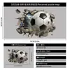 Eventos Deportivos con Temática de Fútbol, Atmósfera de Animación del Mundial USA-Canadá-México, Pegatinas de Pared Estáticas, 2026 Dinámico 3D