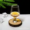 Copo para milkshake e suco de bebida gelada, taça de vinho de vidro, taça de coquetel de alta qualidade, copo misturador para mulheres (bebida leve), taça de vinho não rígida