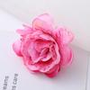7 cm de gasa con encaje de rosas, flor para ropa, sombrero, tocado, flor a juego, decoración del hogar, bricolaje, boda, fiesta, fotografía, pared de flores