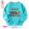 Moletom Banban Paradise Kindergarten Roupas Infantis Manga Longa Lã Algodão Outono e Inverno Roupa Infantil Meninos Banban Garden Moderno