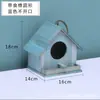 Caja de Cría Nido de Pájaro de Madera Maciza Piel de Tigre Peonía Periquito Nido de Pájaro Nido Colgante Nido de Loro Jaula de Pájaro Cálida Accesorios Suministros