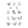 Estilo Chica Sexy Mariposa Realista Jugo de Hierbas Pegatinas de Tatuaje Nicho Larga Duración No Reflectantes Pegatinas de Tatuaje de Alta Gama en Stock