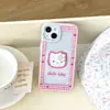 Nueva Funda Coreana para Gato iPhone16promax Apple 15p Estéreo 14 Linda 13p Resistente a Caídas