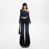 Comércio Transfronteiriço Jeans Moda Tendência Preguiçoso Artístico Ins Japonês Novo Versátil Simples Original