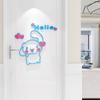 Pegatinas de perro Yugui para dormitorio, mesita de noche, 3D, diseño de dibujos animados, decoración para habitación infantil
