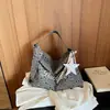2026 Nova Bolsa de Axila Fresca e Doce, Bolsa de Ombro Fashion de Grande Capacidade com Bolinhas, Bolsa Tote Casual Estilo Coreano