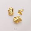 Conservación del color chapado al vacío oro 18K oro rosa tipo inserto tubo largo hebilla de varias filas diy accesorios para hebilla de collar de perlas