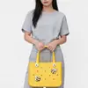 Moda Coreana Bolsa de Playa de Eva Bolso Cruzado para Mujer, Bolso de Mano Decorativo DIY, Bolsa Perforada, Estilo Nicho Coreano