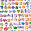 Acessórios de resina transparentes e de cor sólida da série de animais marinhos para presilhas de cabelo DIY, acessórios de cabelo, capas de celular, ímãs de geladeira, materiais para atacado