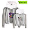 Juego Más Vendido RainbowFriends Sudadera Periférica de Rainbow friends para Mujer con Tirante Off-shoulder Sudadera con Capucha Falsa de Dos Piezas