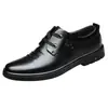 Zapatos para Hombre 2026 Libélula Auténticos de Piel con Cordones Suela Suave Nuevos Zapatos Casuales Transpirables para Hombre de Negocios para Papá