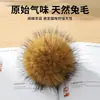 Nuevo juguete para gatos para autoentretenimiento y alivio del aburrimiento, bola de pelo de conejo silenciosa, bola de lana, juguete tipo caña para gatos, duradero para morder y arañar, juguete para mascotas