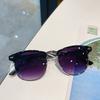Gafas de sol de liquidación sin devolución, buenos productos, gafas de sol clásicas con detección de fugas, productos de cola de fábrica, procesamiento de color roto, gafas de moda