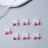 Accesorios de Arte de Uñas de Conejo de Dibujos Animados Estilo Japonés Rhinestone de Resina Decoraciones de Uñas Portátiles Accesorios para Fundas de Teléfono Pegamento de Crema Accesorios de Material DIY