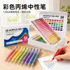 Canetas Gel Acrílico Gel 3D com Efeito Tridimensional, Canetas Gel Coloridas para Diários DIY e Grafite Infantil