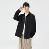 Camisa de Manga Larga para Hombre NASA ABOUT, Nueva de Primavera y Otoño 2026, Holgada, Casual, de Manga Larga, Camisa de Trabajo