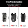 19 funda para llave DX7/DX3 sureste dx7 Braun dx3 control remoto de coche hebilla especial para funda protectora de llave