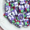 Nuevo aceite pesado con cuentas navidad pintado a mano con cuentas diy material de joyería accesorios de pulsera cadena para teléfono móvil con cuentas mixto diy