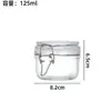 Pote de Vidro com Tampa de Encaixe Selado Pote de Armazenamento de Grau Alimentício Pote de Armazenamento Transparente à Prova de Umidade Pote para Chá Garrafa de Mel Pote para Conservas