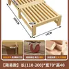 Cama Retrátil de Madeira Maciça para Apartamentos Pequenos, Cama de Solteiro Tatami para Sala de Estar, Sofá-Cama Multifuncional Simples Dobrável de Uso Duplo