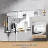 86 Cubierta de Protección contra Fugas para Baño Caja Transparente a Prueba de Salpicaduras Cubierta de Caja Impermeable para Interruptores, Enchufes, Aires Acondicionados, Uso en Hogar y Exterior