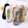 Calcetines invisibles finos de verano de fábrica de boca baja de algodón con fondo de silicona antideslizante para pies calcetines de barco de encaje calcetines casuales antideslizantes para mujer