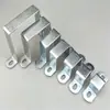Soporte Galvanizado en Forma de C Clip para Tubería Cuadrado Escuadra Recta Abrazadera de Fijación Clip Ohm Abrazadera en U Abrazadera Sísmica para Tubería