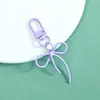 Nuevo estilo princesa fugitiva lindo llavero de lazo accesorio colgante simple DIY colgante de cuentas material al por mayor