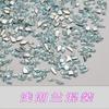 K9 Imitação Huazi 1:1 Borda Irregular Fundo Plano Transparente Branco Mini Brilhante DIY Decoração de Strass Usável Unha Arte de Unha Gota d'Água Strass