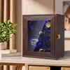 Caja Rotadora para Relojes Mecánicos, Caja Giratoria Automática para Uso en Casa, Elegante Caja Giratoria para Relojes