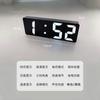 Reloj despertador con espejo, reloj inteligente silencioso de escritorio, reloj electrónico digital para dormitorio, reloj decorativo de escritorio