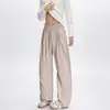 Calça de Terno Plissada Listrada Estilo Japonês de Perna Reta para Homens Primavera Outono Estilo Old Money Solta de Perna Larga Casual Tendência Novo Estilo