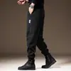 Calça jogger casual de veludo cotelê macio de alta qualidade italiana para homens, coleção outono/inverno 2026, calças largas estilo americano de alta resistência
