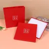 Nueva Caja de Regalo Cuadrada Vintage Tapa Tiandi Pañuelo de Seda Caja de Empaque de Regalo Caja para Ropa Interior Bolsa de Empaque para Regalo traje