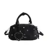Bolso de Mano para Mujer de Alta Calidad Estilo Retro Nueva Colección Primavera 2026 Bolso Almohada Simple Versátil para Hombro y Cruzado
