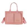 Bolso de lona cruzado, bolso bandolera, maletín portátil para mujer, bolso de mano para negocios, bolso para documentos A4, bolso para estudiantes.