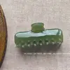 Pinza para el Cabello Gruesa de Acetato Nueva Estilo Francés, Pinza de Tiburón, Pinza de Gel de Color Sólido, de Alta Gama