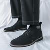 Zapatos de Cuero Nobuck de Talla Grande Transfronterizos Tendencia para Hombre Zapatos de Cuero de Caña Alta de Negocios Botines Zapatos Formales para Hombre Zapatos Retro Tendencia Hombre 48