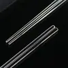 Palillos semi-cuadrados de acero inoxidable 316, palillos creativos estilo chino con punta cuadrada y base redonda, palillos metálicos para el hogar anti-quemaduras, venta al por mayor para restaurantes