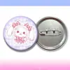 Insignia de Lata de Conejo Oso Broche Merchandising de Apoyo para Conciertos Producción de Material Periférico