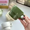 Caja de Regalo Personalizable con Logo Taza de Cerámica Simple Apilable Taza para Café Leche Taza de Regalo Fábrica de Liling
