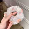 Colección de scrunchies de verano: versátiles ligas coreanas para el cabello, cuerdas para el cabello estilo universitario fresco, accesorios elásticos para el cabello, accesorios para la cabeza para mujeres
